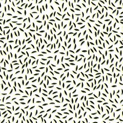 abstract spotted brush strokes vector seamless pattern