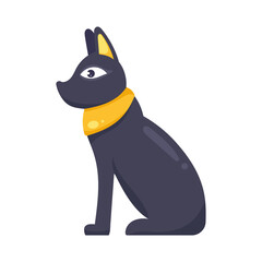 bast egyptian cat statue