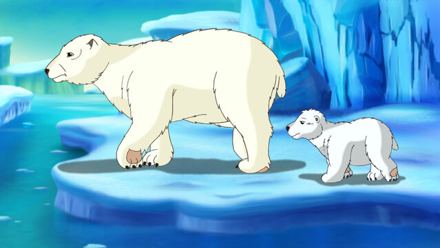 Polar Bear with taddy