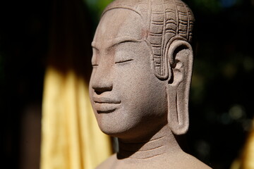 Fototapeta na wymiar Buddha statue. Cambodia. 25.02.2017