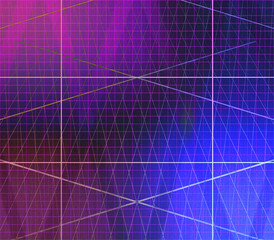 Abstract glitch art grid background image.