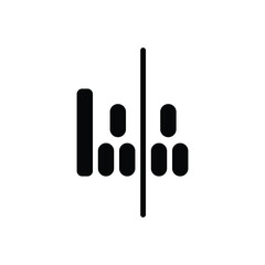 Black solid icon for favors