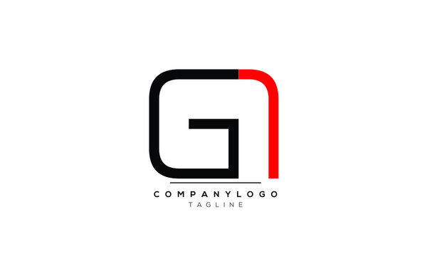 Alphabet letters Initials logo G1
