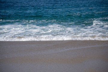 waves on the beach