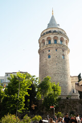Fototapeta na wymiar Стамбул, Галатская башня