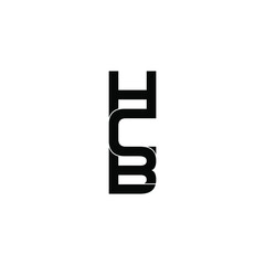 hcb letter original monogram logo design