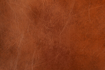 Empty Creased or cracked dark Brown color leather with strong material texture fashionable...