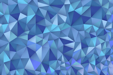 Abstract background with triangles. Polygonal blue background. Modern abstract background.