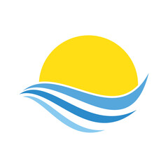 Fototapeta premium Water Wave illustration