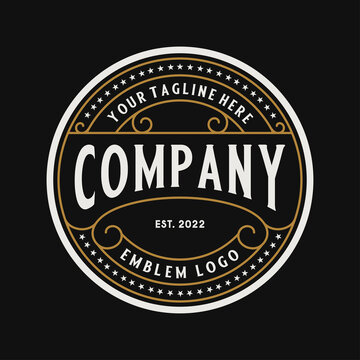 Vintage Retro Logo Design Inspiration Emblem Label Badge