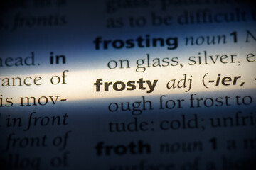 Obraz premium frosty