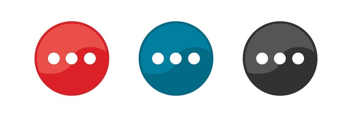 Settings icons set. Vector illustration.