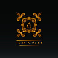Alphabet Modern Gradient Luxury Logo Design