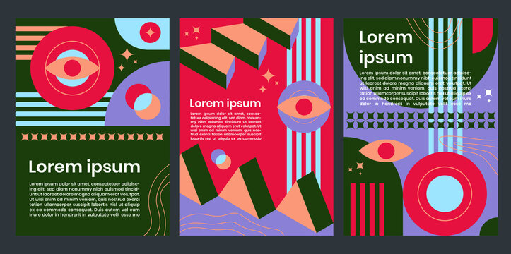 Modern Style  Maximalist Poster Design