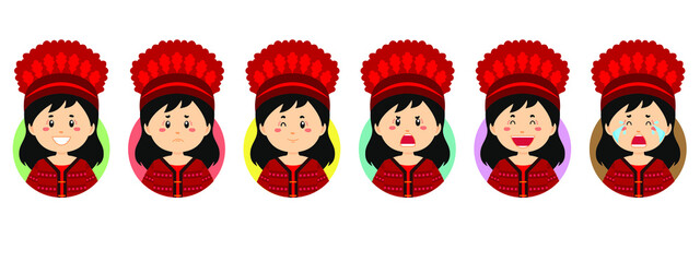 Taiwanese Avatar with Various Expression