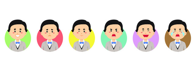 Thailand Avatar with Various Expression