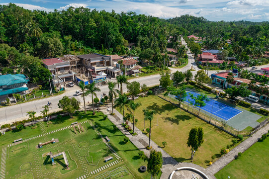 Corella, Bohol, Philippines - Aerial of the town of Corella, located about 10km from Tagbilaran City.