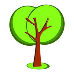 Tree Icons Vector Illustration , ecology, nature, garden. Tree set isolated on white background. vector illustration. Abstract trees. Vector illustration. Greeting cards, minimal corporate design.
