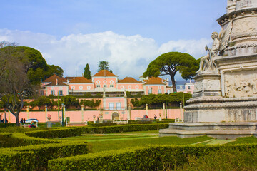 National Palace of Belém - residence for the Portuguese Republic president in Lisbon, Portugal	
