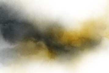 Naklejka premium Beautiful abstract background. Versatile artistic image for creative design projects: posters, banners, cards, magazines, prints and wallpapers. Watercolour on paper.