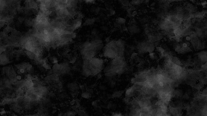 black wall, stone texture for the background. beautiful grey watercolor grunge. black marble texture background. misty effect for film , text or space. vector illustration