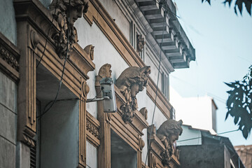Fototapeta na wymiar Old building facade detail
