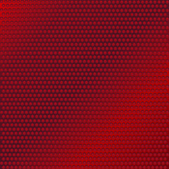Red metal background, perforated metal texture. Illustration