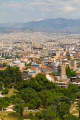 Fototapeta na wymiar Ciudad de Atenas o Athens, pais de Grecia o Greece