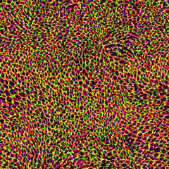 a metered pattern suitable for a textile consisting of dots