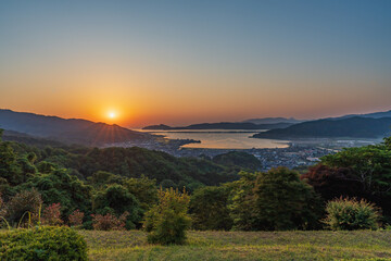 天橋立の日の出