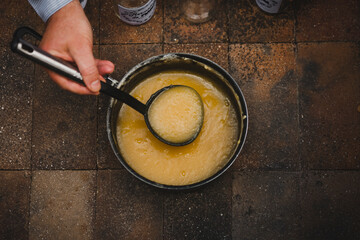 pan with jam