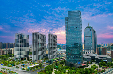 Obraz premium Urban scenery of Guilin, Guangxi, China