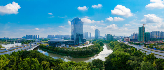 Fototapeta premium Urban scenery of Guilin, Guangxi, China