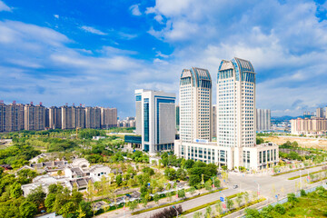 Fototapeta premium Urban scenery of Guilin, Guangxi, China