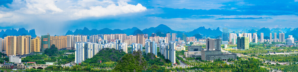 Urban scenery of Guilin, Guangxi, China