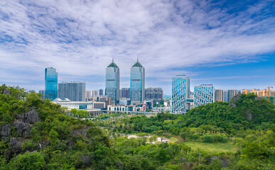 Obraz premium Urban scenery of Guilin, Guangxi, China