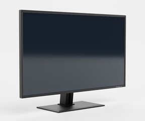 Realistic 3D Render of PC Monitor