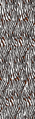 a pattern suitable for textiles consisting of wild animal skin