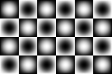 abstract backgrounds. chessboard design with blur circle