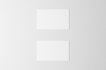 Fototapeta premium Blank card mockup for presentation.3d render