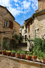 Obraz na płótnie Canvas Im alten Dorf Lacoste im Luberon, Provence, Frankreich