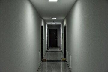 Modern building hollway