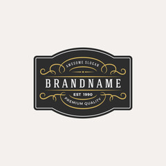 Flourish calligraphy frame design for labels, banner, logo, emblem, menu, sticker and other design. Vintage Decorative Flourishes Calligraphic