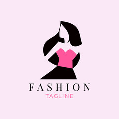 Beauty Fashion Female Logo Premium Vector Design