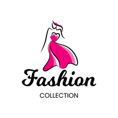 Obraz na płótnie Canvas Beauty Fashion Female Logo Premium Vector Design