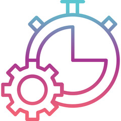 Obraz premium Time Management Icon