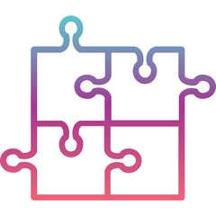 Obraz premium Puzzle Icon