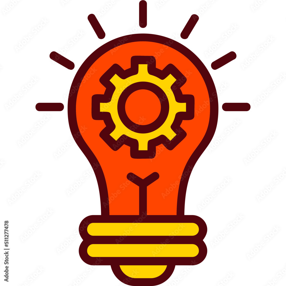 Sticker Innovation Icon