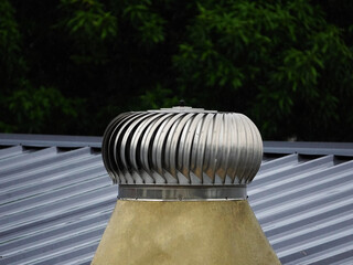 Industrial rooftop rotating air ventilation  system 
