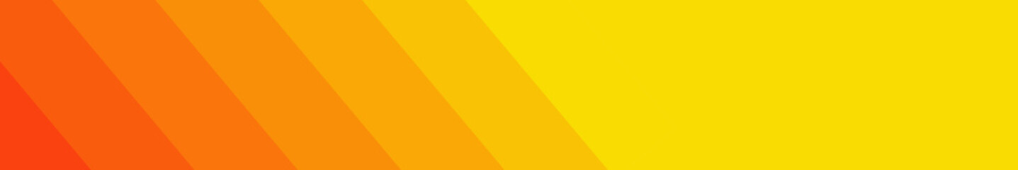 Banner mit diagonalen Streifen rot orange und gelb - obrazy, fototapety, plakaty